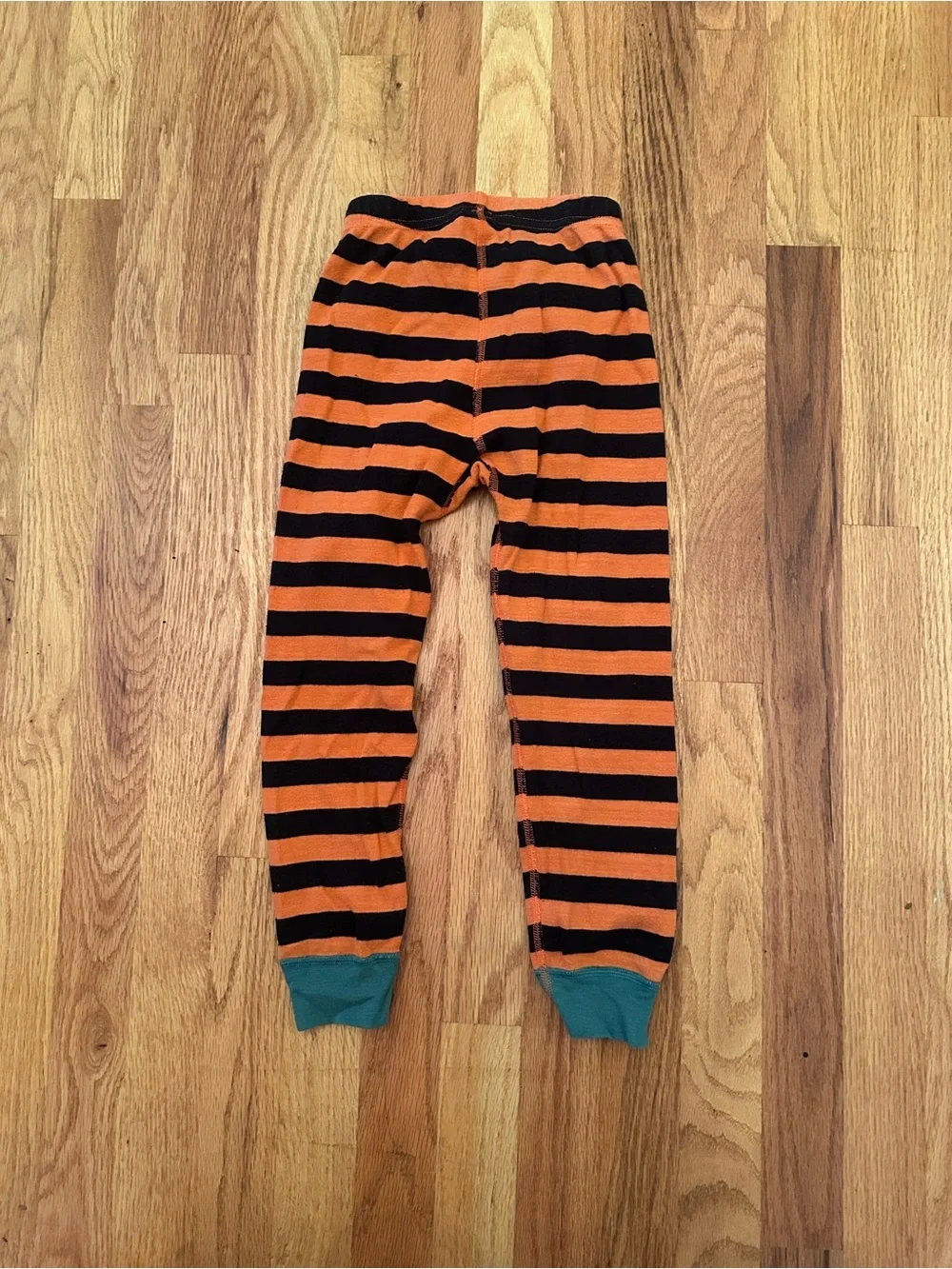 Hanna Andersson Size 110 5 Pumpkin Costume Long John Pajama Set Halloween
